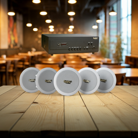 Top 10 loa âm trần, Loa thông báo, loa phát nhạc nền tự động cho quán, loa âm trần nhà hàng, yoga, shop, cửa hàng, Amply 4 - 6 vùng âm lượng, loa được thiết kế riêng cho quán, bật lớn không tạp âm, miễn phí công lắp đặt, bảo hành dài hạn 5 năm.