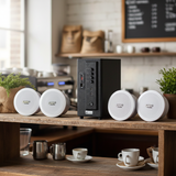 Loa âm trần thông báo phát nhạc nền tự động SA4.0 (amply 154w + 4 loa âm trần 15w), loa được thiết kế riêng cho quán, bật lớn không tạp âm, bảo hành dài hạn 12 tháng