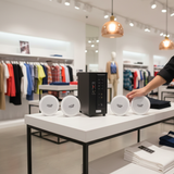 [Diện tích 80m2] Bộ loa âm trần thông báo phát nhạc nền tự động cao cấp SA4.0_DA (amply 154w + 4 loa âm trần 15w), loa được thiết kế riêng cho quán, bật lớn không tạp âm, bảo hành dài hạn 12 tháng