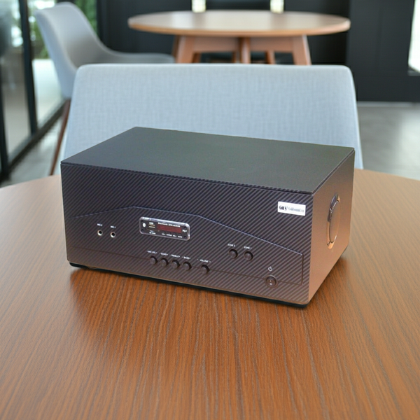 Amply A928-2K_DA Goldsound (công suất 1500w, 2 phân vùng đầu ra, đủ kết nối Bluetooth, RCA, AV, USB)