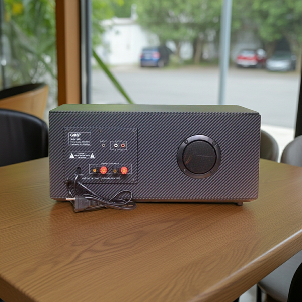 Amply A928-2K Goldsound (công suất 1500w, 2 phân vùng đầu ra, đủ kết nối Bluetooth, RCA, AV, USB)