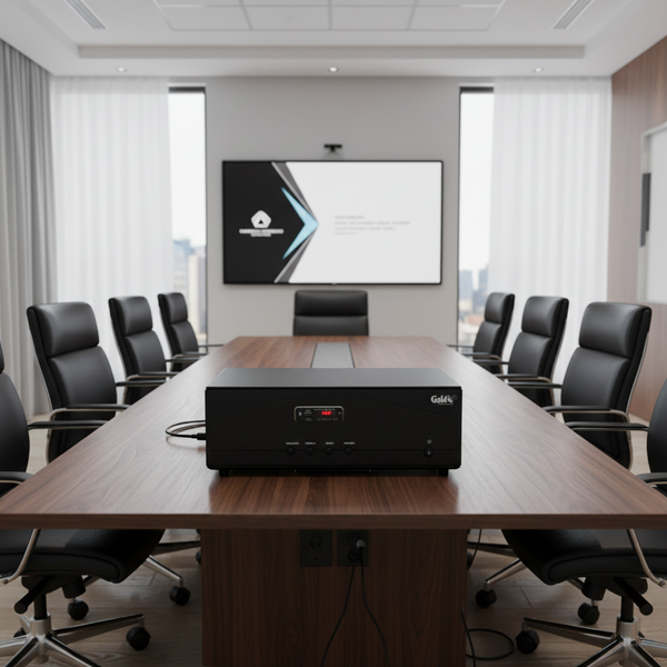 Cục đẩy công suất A938PU-2K Goldsound (1500w, 2 phân vùng đầu ra, đủ kết nối Bluetooth, RCA, AV, USB)