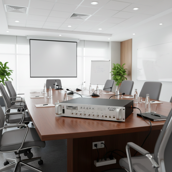 Amply A480E: âm ly phóng thanh (công suất 480w, 5 vùng bật/tắt, bluetooth, USB, SD Card, AUX)