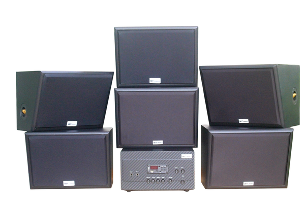 [Diện tích 180m2 + 02 Kênh] Amply A917 + 6 V130NT, Amply hai vùng âm lượng, loa được thiết kế riêng, bật lớn không tạp âm, miễn phí công lắp đặt, bảo hành dài hạn 5 năm.