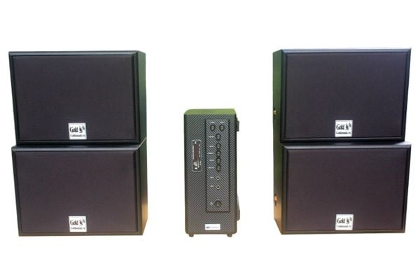 [Diện tích 120m2 + 02 Kênh] Amply AMT907 + 4 V130, Amply hai vùng âm lượng, loa được thiết kế riêng, bật lớn không tạp âm, miễn phí công lắp đặt, bảo hành dài hạn 5 năm.