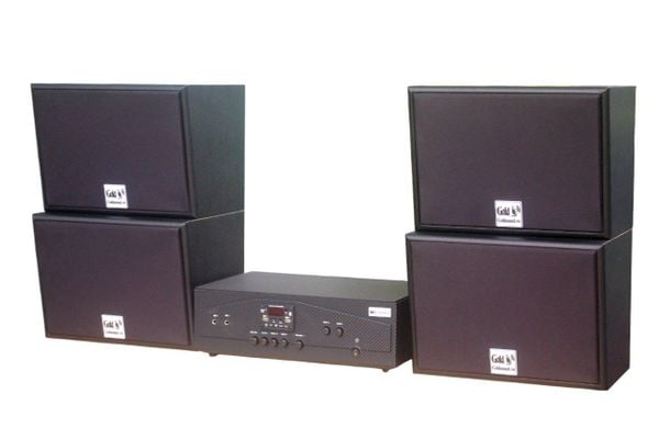 [Diện tích 160m2 + 02 Kênh] Amply A917 + 4 V130, Amply hai vùng âm lượng, loa được thiết kế riêng, bật lớn không tạp âm, miễn phí công lắp đặt, bảo hành dài hạn 5 năm.