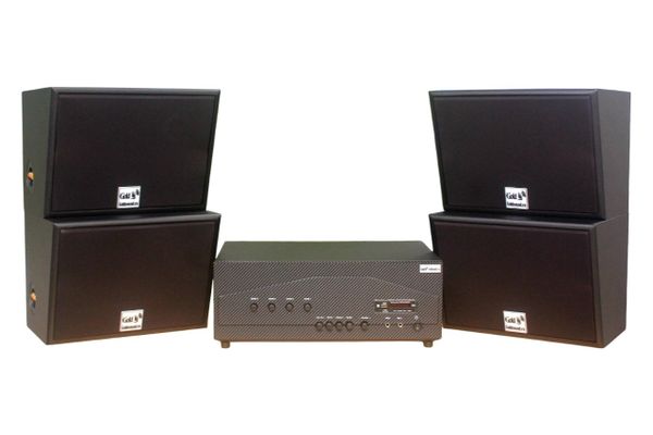 [Diện tích 120m2 + 04 Kênh] A917_TH-4K Goldsound 4 vùng âm lượng 1500w + 4 loa Goldsound ngoài trời V130NT_TH 130w, Amply 4 - 6 vùng âm lượng, loa được thiết kế riêng cho quán, bật lớn không tạp âm, miễn phí công lắp đặt, bảo hành 12 tháng