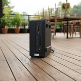 Dàn loa treo tường thông báo phát nhạc nền tự động: AMT155 Goldsound 150w + 2 loa Goldsound ngoài trời V50NT 50w, loa được thiết kế riêng cho quán, bật lớn không tạp âm, miễn phí công lắp đặt, bảo hành 12 tháng