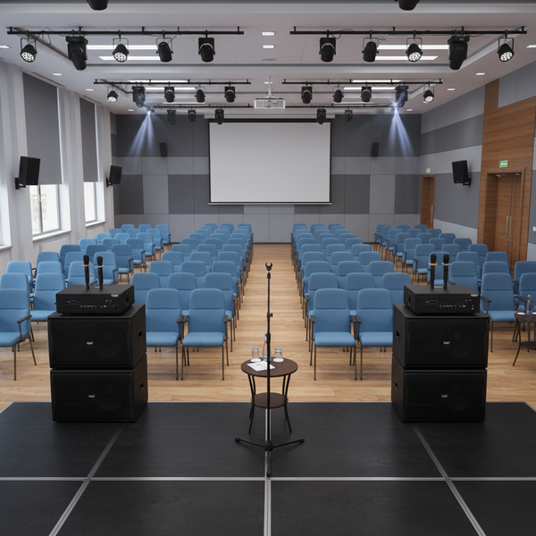 Dàn loa sân khấu, hội trường, kinh doanh karaoke K110 Goldsound (Loa V258PU-KA, Cục đẩy A958PU-2K, A957PU-1K, JBL KX180, Micro SLS S800,...)