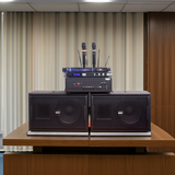 Dàn Karaoke kinh doanh K90 Goldsound (Loa V258PU-KA, Cục đẩy A958PU-2K, Cục đẩy 1200w, JBL KX180, Micro SLS S800,...)