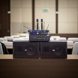 Dàn Karaoke kinh doanh K90 Goldsound (Loa V258PU-KA, Cục đẩy A958PU-2K, Cục đẩy 1200w, JBL KX180, Micro SLS S800,...)