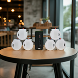 Dàn loa âm trần thông báo phát nhạc nền tự động Gold4cafe AM6.0 DA Goldsound (01 Amply + 6 loa âm trần 13w), loa được thiết kế riêng cho quán, bật lớn không tạp âm, bảo hành dài hạn 5 năm.