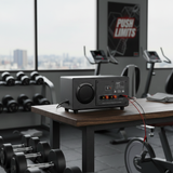 Amply tổng A384_SG Goldsound 2 phân vùng đầu ra (380w, đủ kết nối Bluetooth, RCA, AV, USB)