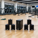 Dàn loa thông báo phát nhạc nền tự động Gold4cafe AM6.0_TH (01 amply + 06 loa treo tường), loa được thiết kế riêng cho quán, bật lớn không tạp âm, bảo hành dài hạn 5 năm.