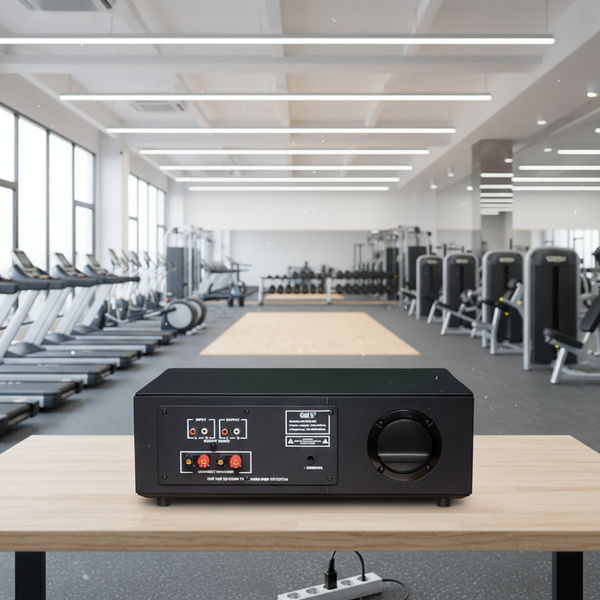 Amply A917PU-2K TH (2 phân vùng đầu ra, 1200w, đủ kết nối Bluetooth, RCA, AV, USB)