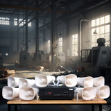 Loa thông báo nhà xưởng: 1 Amply A917PU-100V-2K + 10 Ne20w, Amply hai vùng âm lượng, loa được thiết kế riêng, bật lớn không tạp âm, miễn phí công lắp đặt, bảo hành dài hạn 12 tháng.