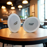 Bộ loa âm trần thông báo phát nhạc nền tự động cao cấp S4.0 (amply A2.0 + 4 loa âm trần 15w), loa được thiết kế riêng cho quán