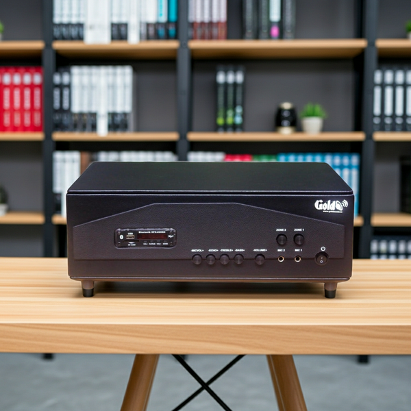 Dàn loa treo tường: Amply A917PU-2K Goldsound 2 vùng âm lượng 1200w + 4 loa Goldsound V130PU-MT, loa được thiết kế riêng cho quán, bật lớn không tạp âm, miễn phí công lắp đặt, bảo hành dài hạn 5 năm