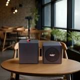 Loa thả trần V55TR-PU phủ da PU màu đen (số lượng 1 loa), công suất 55w, loa bass 4 inch, kích thước rộng 19 cm, cao 19 cm, sâu 21 cm, bảo hành dài hạn 5 năm.