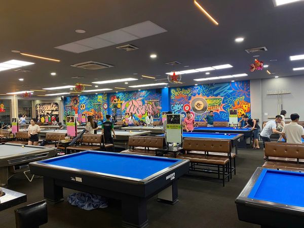 Loa treo tường phát nhạc nền cho Billiards Quốc Thắng, TP.HCM, loa được thiết kế riêng cho quán, bật lớn không tạp âm, miễn phí công lắp đặt, bảo hành dài hạn 5 năm