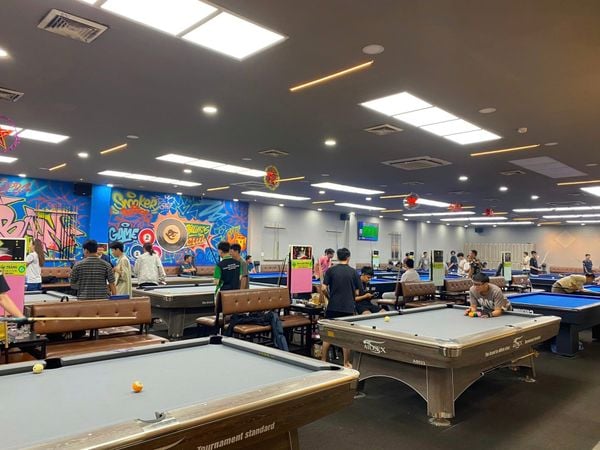 Loa treo tường phát nhạc nền cho Billiards Quốc Thắng, TP.HCM, loa được thiết kế riêng cho quán, bật lớn không tạp âm, miễn phí công lắp đặt, bảo hành dài hạn 5 năm