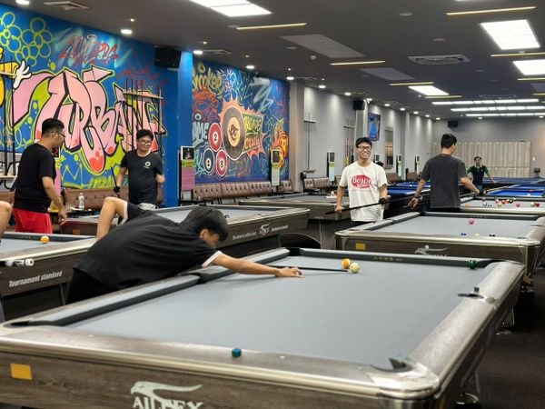 Loa treo tường phát nhạc nền cho Billiards Quốc Thắng, TP.HCM, loa được thiết kế riêng cho quán, bật lớn không tạp âm, miễn phí công lắp đặt, bảo hành dài hạn 5 năm