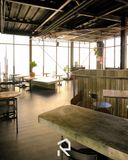 Loa treo tường phát nhạc nền cho quán Rustrial Coffee Hub, An Giang, loa được thiết kế riêng cho quán, bật lớn không tạp âm, miễn phí công lắp đặt, bảo hành dài hạn 5 năm