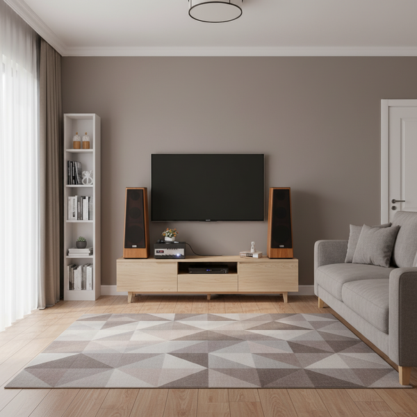 Dàn loa cây vân gỗ V360-A700 (Amply karaoke A700 + 02 loa cây V360)