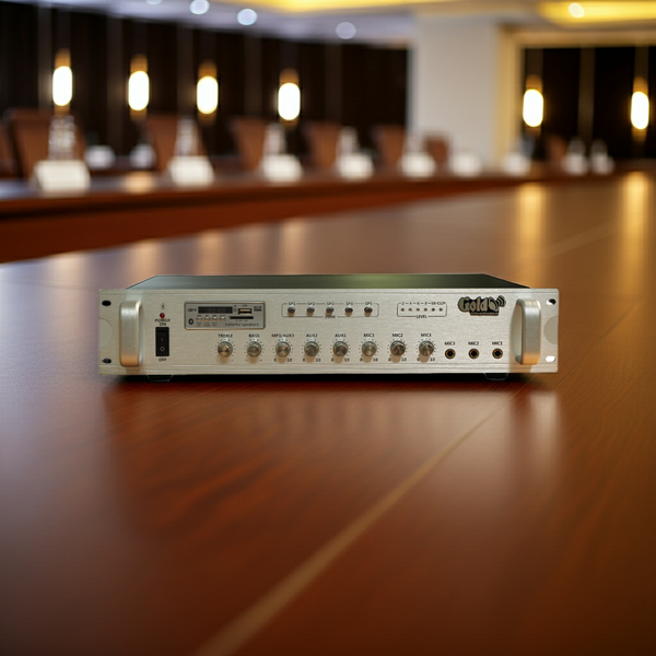 Amply A480E: âm ly phóng thanh (công suất 480w, 5 vùng bật/tắt, bluetooth, USB, SD Card, AUX)