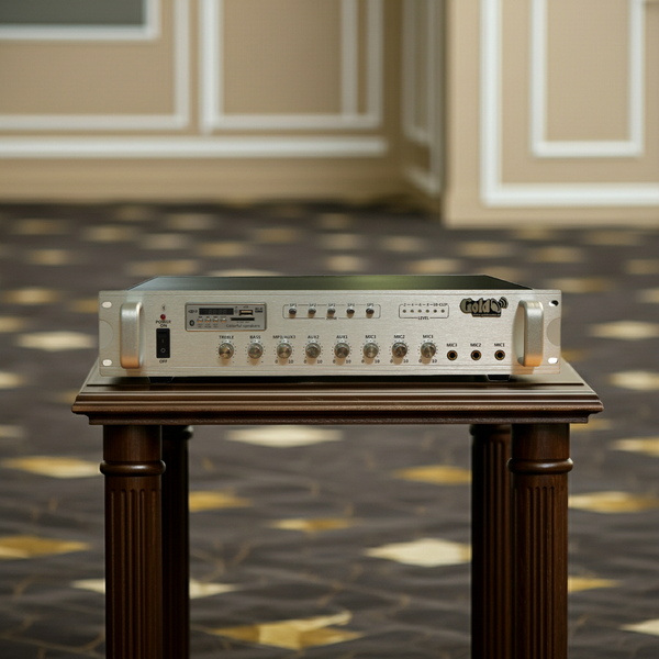 Amply A480E: âm ly phóng thanh (công suất 480w, 5 vùng bật/tắt, bluetooth, USB, SD Card, AUX)