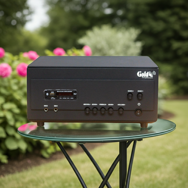 Amply A907PU - 2K: 2 phân vùng đầu ra (900w, đủ kết nối Bluetooth, RCA, AV, USB)