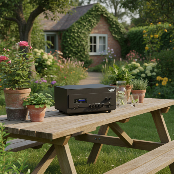 Amply cho quán A907PU_TH - 2K: 2 phân vùng đầu ra (900w, đủ kết nối Bluetooth, RCA, AV, USB) chuyên dụng cho quán cafe, nhà hàng, spa...