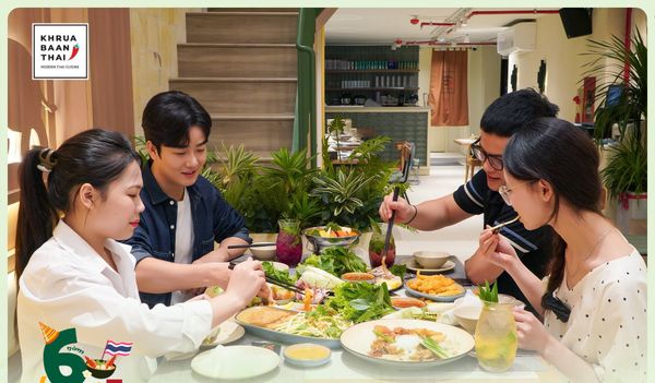 Loa Goldsound cho nhà hàng Khrua Baan Thai, Hà Nội, amply 2 kênh 900w, bluetooth 5.0, loa V40C - 40w, loa được thiết kế riêng cho quán, bật lớn không tạp âm, miễn phí công lắp đặt, bảo hành dài hạn 5 năm