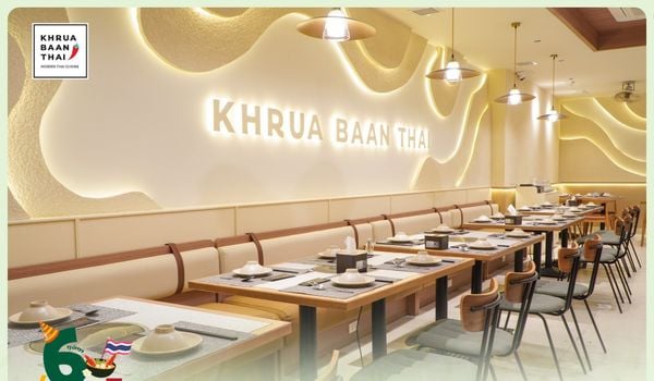 Loa Goldsound cho nhà hàng Khrua Baan Thai, Hà Nội, amply 2 kênh 900w, bluetooth 5.0, loa V40C - 40w, loa được thiết kế riêng cho quán, bật lớn không tạp âm, miễn phí công lắp đặt, bảo hành dài hạn 5 năm