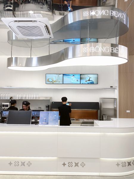 Loa quán trà sữa Bông Biêng, loa được thiết kế riêng cho quán, bật lớn không tạp âm, miễn phí công lắp đặt, bảo hành dài hạn 5 năm