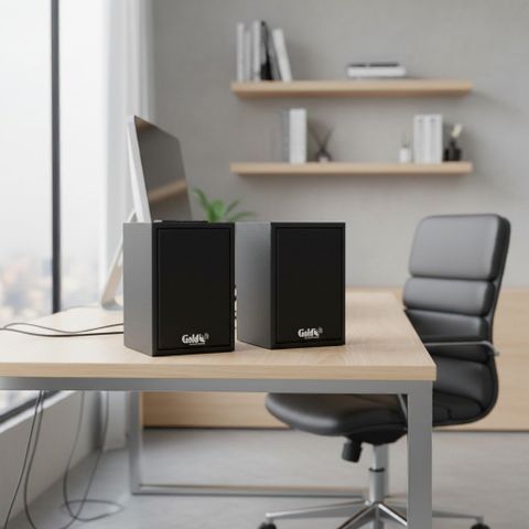 Loa vi tính HiFi 2.0 GS51 Mini Goldsound (Công suất 40w, Bluetooth, USB, AUX)