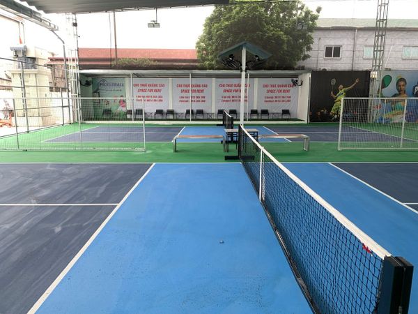 Loa thông báo, phát nhạc nền tự động cho Carrot club Pickleball, Sóc Sơn, loa được thiết kế riêng cho quán, bật lớn không tạp âm, miễn phí công lắp đặt, bảo hành dài hạn 5 năm