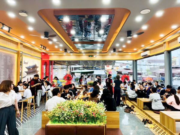 Loa âm trần phát nhạc nền tự động Goldsound cho Mì Cay SEOUL Cà Mau, loa được thiết kế riêng cho quán, bật lớn không tạp âm, miễn phí công lắp đặt, bảo hành dài hạn 5 năm