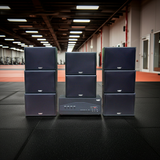 Dàn loa treo tường: Amply A917PU - 4K + 8 V130PU, Amply 4 - 6 vùng âm lượng, loa được thiết kế riêng, bật lớn không tạp âm, miễn phí công lắp đặt, bảo hành dài hạn 5 năm.