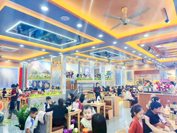 Loa nhà hàng phát nhạc nền tự động cho Mì Cay SEOUL Kiến Đức, Lâm Đồng, loa được thiết kế riêng cho quán, bật lớn không tạp âm, miễn phí công lắp đặt, bảo hành dài hạn 5 năm