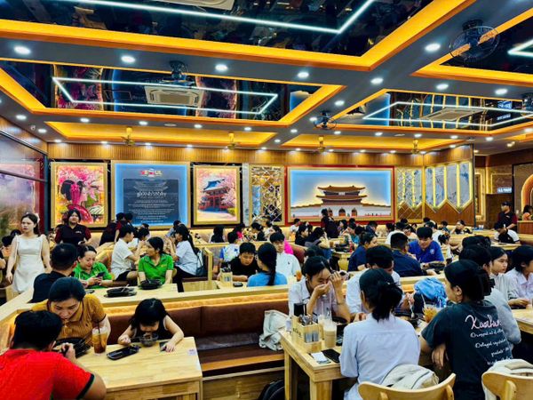 Loa nhà hàng phát nhạc nền tự động cho Mì Cay SEOUL Hồ Tràm, Bà Rịa - Vũng Tàu, loa được thiết kế riêng cho quán, bật lớn không tạp âm, miễn phí công lắp đặt, bảo hành dài hạn 5 năm