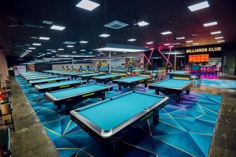Loa billiard phát nhạc nền tự động Goldsound cho NIZ Billiards Club BKPRO, Đà Nẵng, loa được thiết kế riêng cho quán, bật lớn không tạp âm, miễn phí công lắp đặt, bảo hành dài hạn 5 năm