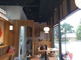 Loa nhà hàng phát nhạc nền tự động cho nhà hàng Dozo Sushi Dining, loa được thiết kế riêng cho quán, bật lớn không tạp âm, miễn phí công lắp đặt, bảo hành dài hạn 5 năm