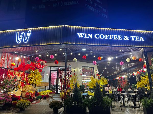 Loa quán cafe phát nhạc nền tự động cho quán WIN COFFEE & TEA, TP Hồ Chí Minh, loa được thiết kế riêng cho quán, bật lớn không tạp âm, miễn phí công lắp đặt, bảo hành dài hạn 5 năm