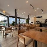 Loa treo tường cho Trung Nguyên E-Coffee Trần Văn Trà, Cần Thơ, loa được thiết kế riêng cho quán, bật lớn không tạp âm, miễn phí công lắp đặt, bảo hành dài hạn 5 năm