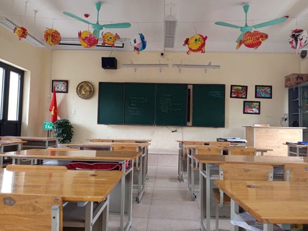 Loa cho lớp học tại Trường THCS Thư Lâm, Hà Nội, bật lớn không tạp âm, miễn phí công lắp đặt, bảo hành dài hạn 5 năm