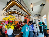 Loa treo tường phát nhạc nền cho Coffee Destiny, loa được thiết kế riêng cho quán, bật lớn không tạp âm, miễn phí công lắp đặt, bảo hành dài hạn 5 năm