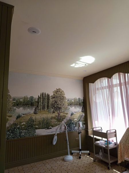 Loa âm trần phát nhạc nền cho Shelly Beauty, TP Hà Nội, loa được thiết kế riêng cho quán, bật lớn không tạp âm, miễn phí công lắp đặt, bảo hành dài hạn 5 năm