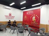 Loa treo tường phát nhạc nền cho Thiên Khôi Group Chi nhánh Hưng Yên, loa được thiết kế riêng cho quán, bật lớn không tạp âm, miễn phí công lắp đặt, bảo hành dài hạn 5 năm