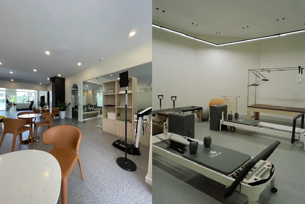 Loa treo tường phát nhạc nền cho FourT Pilates Academy - Phú Mỹ Hưng, TP. HCM, loa được thiết kế riêng cho quán, bật lớn không tạp âm, miễn phí công lắp đặt, bảo hành dài hạn 5 năm